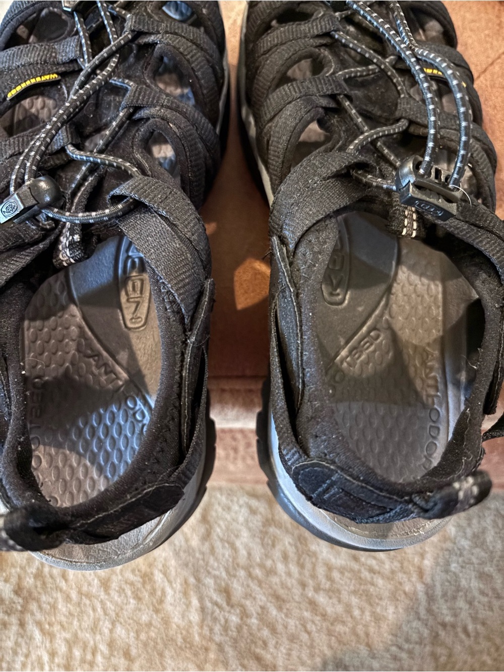 Keen Black Outdoor Closed-Toe Strappy Sandals - Picture 3 of 4